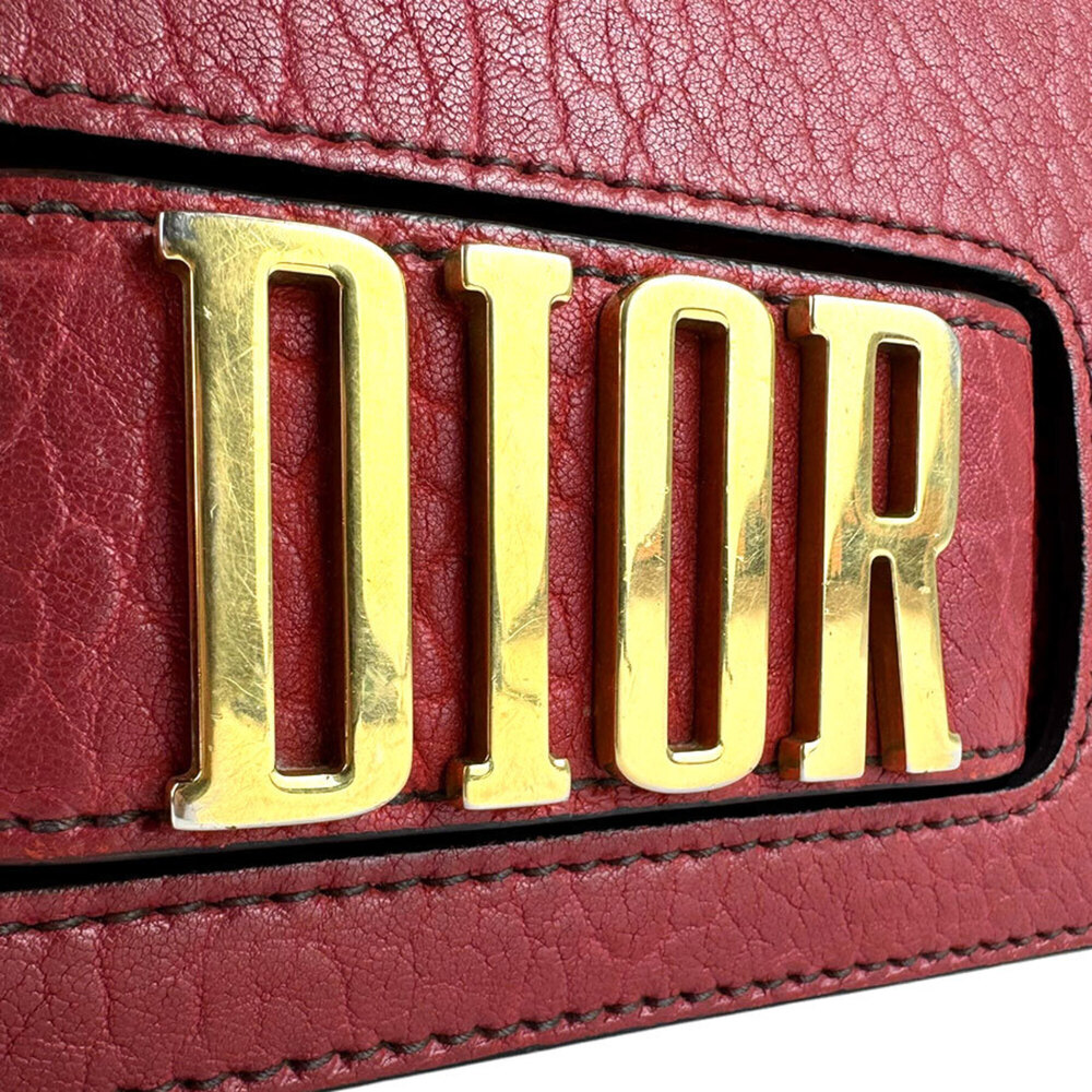 CHRISTIAN DIOR Leather Shoulder Bag - Picture 11 of 12